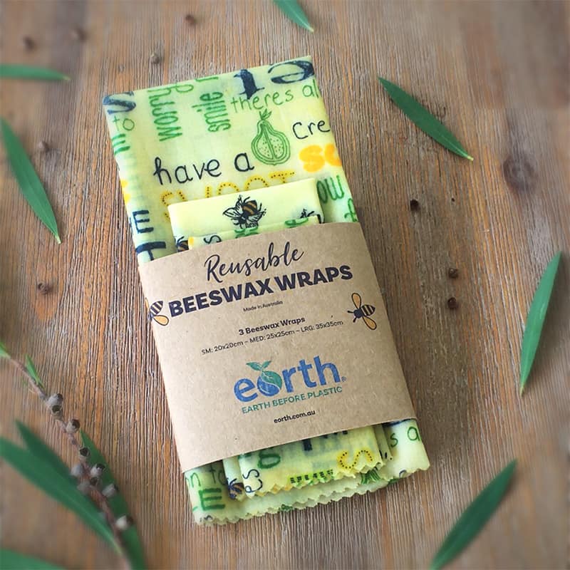 Reusable Beeswax Wraps - 3 Pack